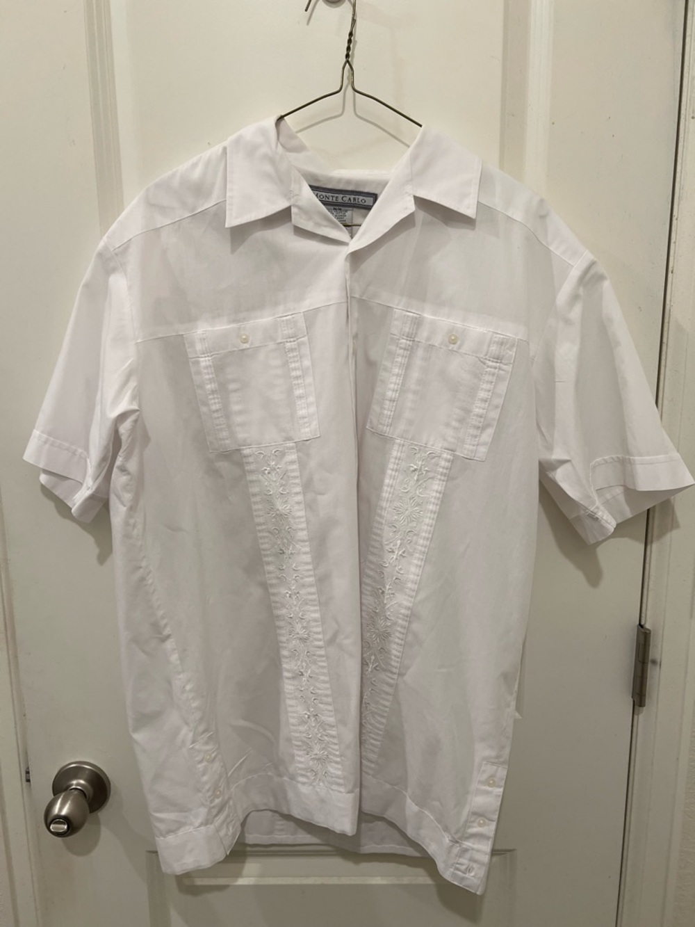 White Short-Sleeve Monte Carlo Shirt